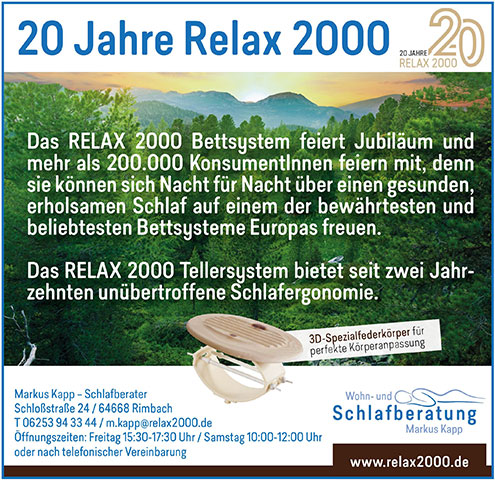 20 Jahre Relax 2000